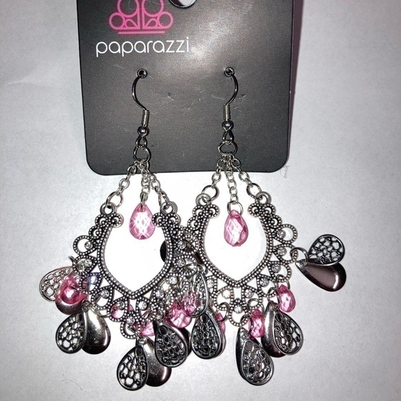 Musical Gardens Pink Earring - Picture 2 of 2